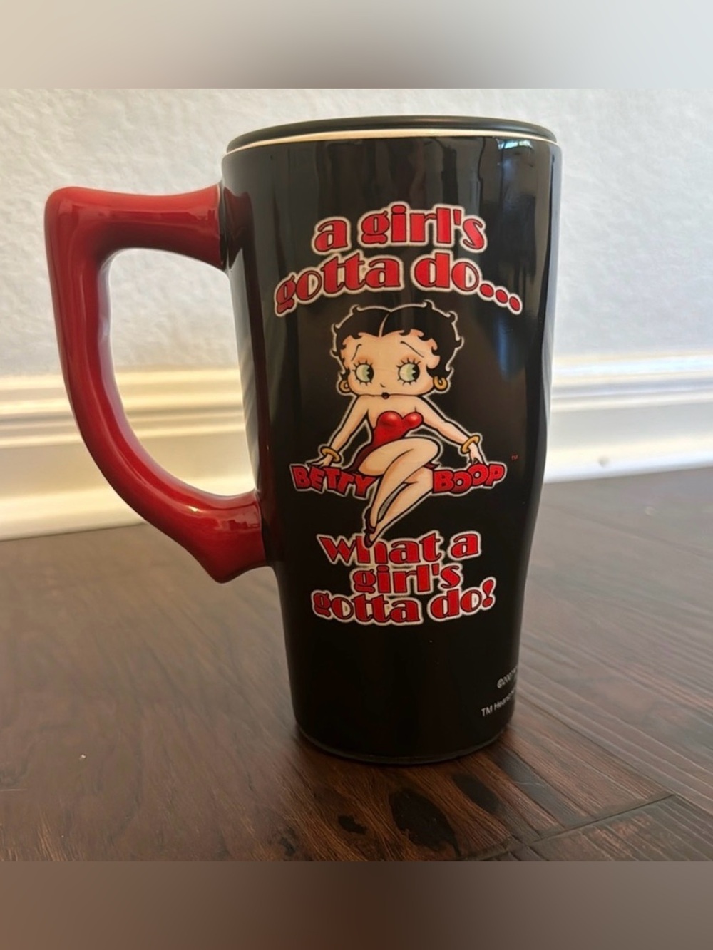 BETTY BOOP TRAVEL MUG TALL COLLECTIBLE NEW